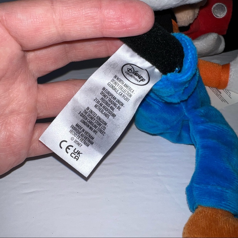 Disney Collection Goofy (with tags) and Mickey Mouse 10" Plush Stuffed Toy Lot - Picture 8 of 12